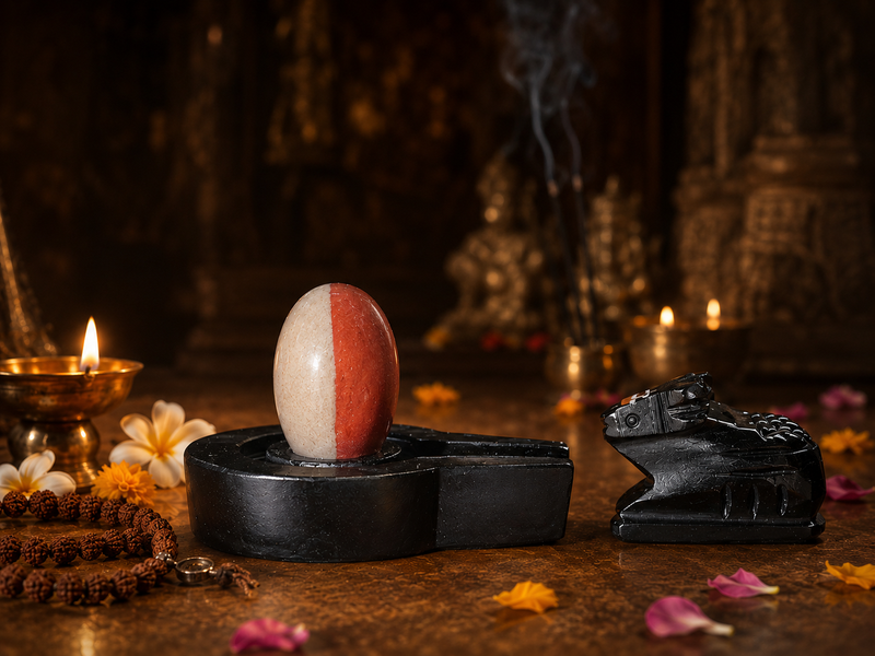 Ardhnareshwar Narmadeshwar shivling