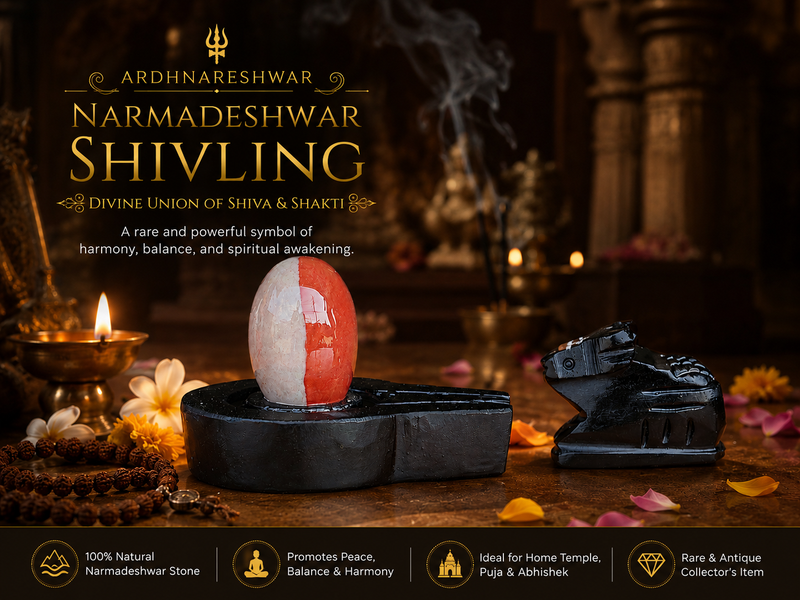 Ardhnareshwar Narmadeshwar shivling